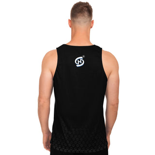 Mens Tank Top - Obsidian Black - Synergetic Heroes