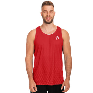 Mens Tank Top - Fire Red - Synergetic Heroes