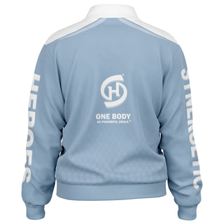 Womens Track Jacket - Angel Blue - Synergetic Heroes