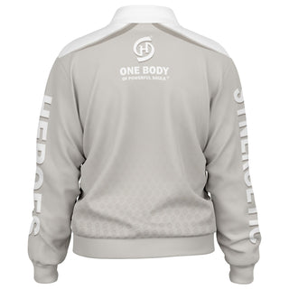 Womens Track Jacket - Jade White