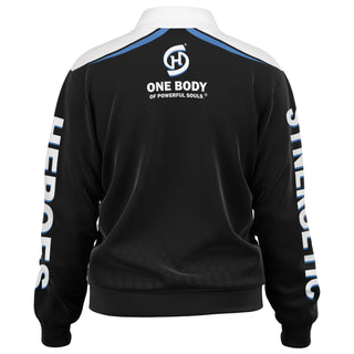 Womens Track Jacket - Obsidian Black