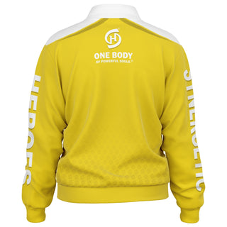 Womens Track Jacket - Yellow Sun