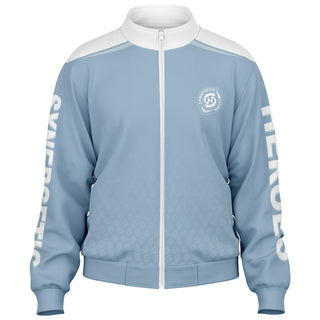 Womens Track Jacket - Angel Blue - Synergetic Heroes