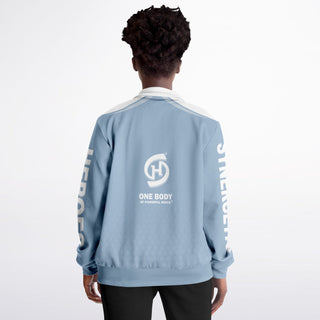 Womens Track Jacket - Angel Blue - Synergetic Heroes