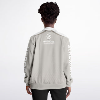 Womens Track Jacket - Jade White