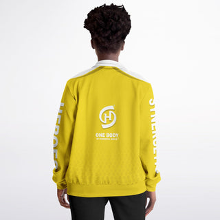 Womens Track Jacket - Yellow Sun - Synergetic Heroes