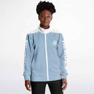 Womens Track Jacket - Angel Blue - Synergetic Heroes