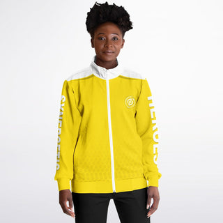 Womens Track Jacket - Yellow Sun - Synergetic Heroes