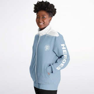 Womens Track Jacket - Angel Blue