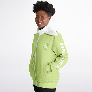 Womens Track Jacket - Harmony Green - Synergetic Heroes