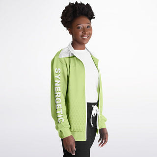 Womens Track Jacket - Harmony Green - Synergetic Heroes