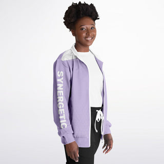 Womens Track Jacket - Lavender Mist - Synergetic Heroes