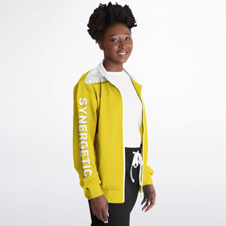 Womens Track Jacket - Yellow Sun - Synergetic Heroes