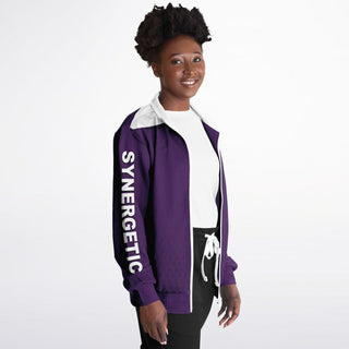 Womens Track Jacket - Purple Shield