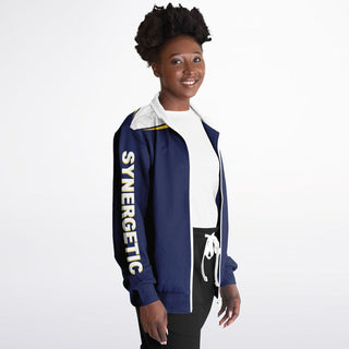 Womens Track Jacket - Midnight Blue - Synergetic Heroes