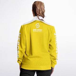 Womens Track Jacket - Yellow Sun