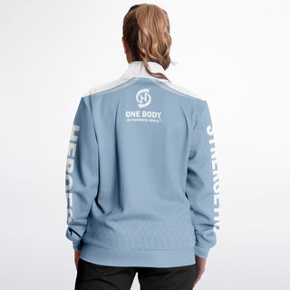 Womens Track Jacket - Angel Blue