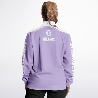 Womens Track Jacket - Lavender Mist