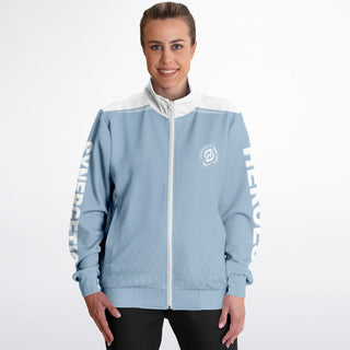 Womens Track Jacket - Angel Blue - Synergetic Heroes