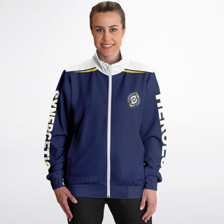 Womens Track Jacket - Midnight Blue - Synergetic Heroes