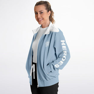 Womens Track Jacket - Angel Blue - Synergetic Heroes