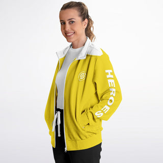 Womens Track Jacket - Yellow Sun - Synergetic Heroes