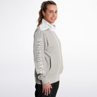 Womens Track Jacket - Jade White