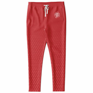 Womens Track Pants - Fire Red - Synergetic Heroes