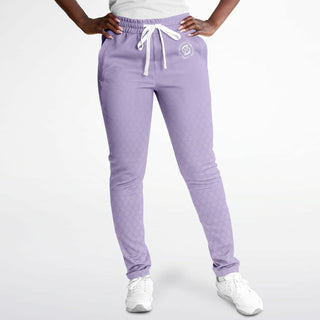 Womens Track Pants - Lavender Mist - Synergetic Heroes