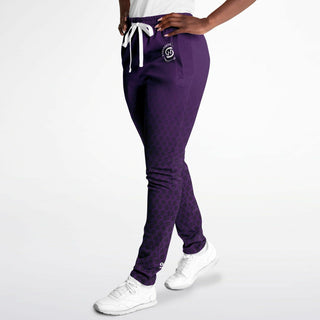 Womens Track Pants - Purple Shield