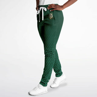 Womens Track Pants - Emerald Green - Synergetic Heroes