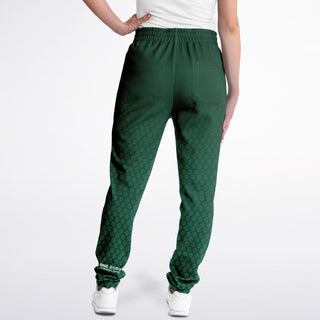 Womens Track Pants - Emerald Green - Synergetic Heroes