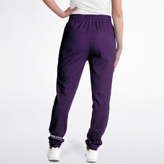 Womens Track Pants - Purple Shield