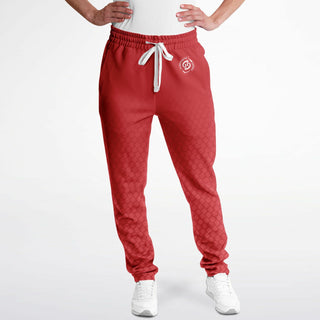 Womens Track Pants - Fire Red - Synergetic Heroes