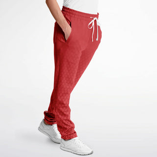 Womens Track Pants - Fire Red - Synergetic Heroes