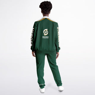 Womens Tracksuit - Emerald Green - Synergetic Heroes