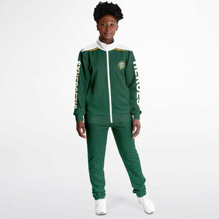 Womens Tracksuit - Emerald Green - Synergetic Heroes