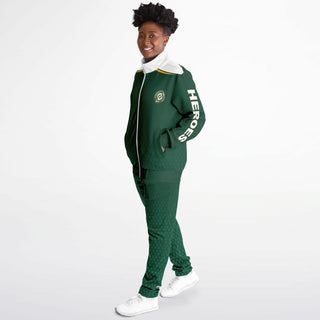 Womens Tracksuit - Emerald Green - Synergetic Heroes