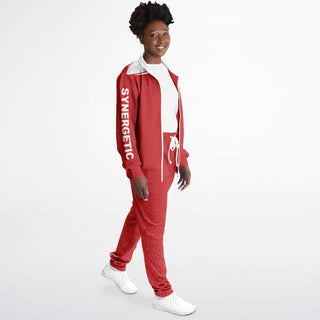 Womens Tracksuit - Fire Red - Synergetic Heroes