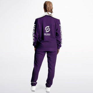 Womens Tracksuit - Purple Shield