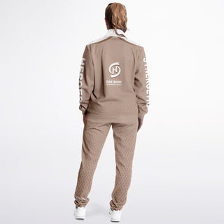 Womens Tracksuit - Taupe Stone - Synergetic Heroes