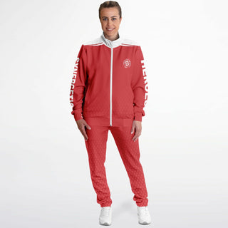 Womens Tracksuit - Fire Red - Synergetic Heroes