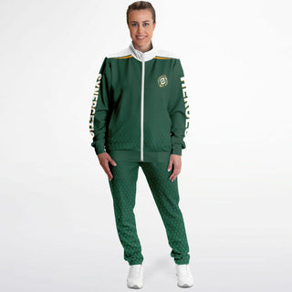 Womens Tracksuit - Emerald Green - Synergetic Heroes