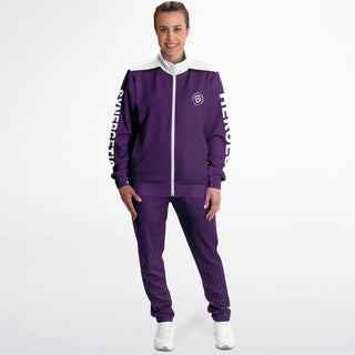 Womens Tracksuit - Purple Shield