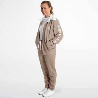 Womens Tracksuit - Taupe Stone - Synergetic Heroes