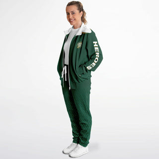 Womens Tracksuit - Emerald Green - Synergetic Heroes