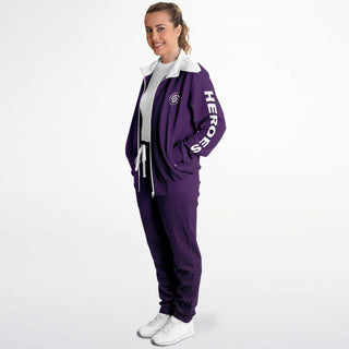 Womens Tracksuit - Purple Shield