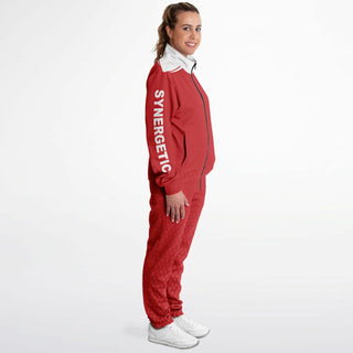 Womens Tracksuit - Fire Red - Synergetic Heroes