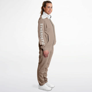 Womens Tracksuit - Taupe Stone - Synergetic Heroes